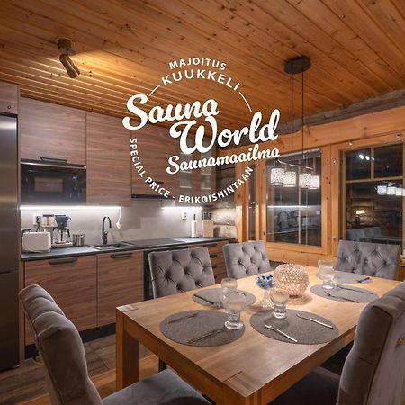 Kuukkeli Log Houses Villa Aurora "Pupula" ซาริเซลกา ภายนอก รูปภาพ