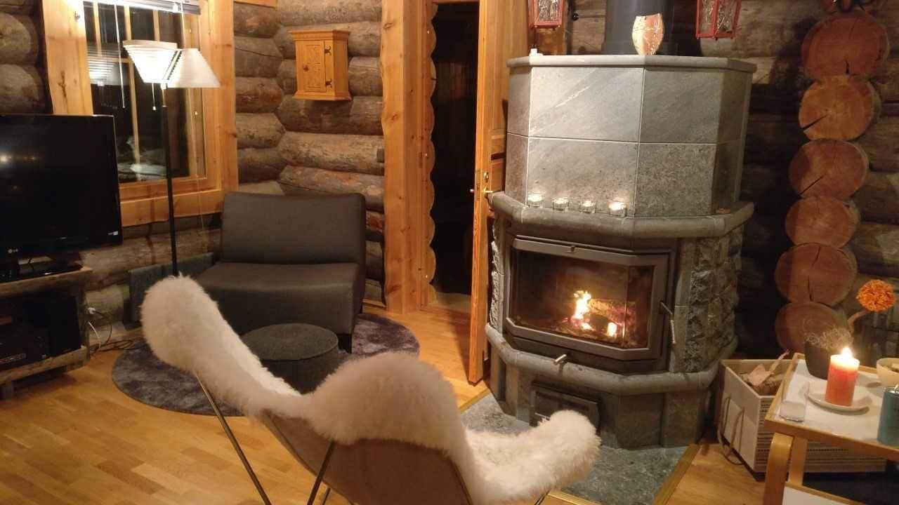 Kuukkeli Log Houses Villa Aurora "Pupula" ซาริเซลกา ภายนอก รูปภาพ