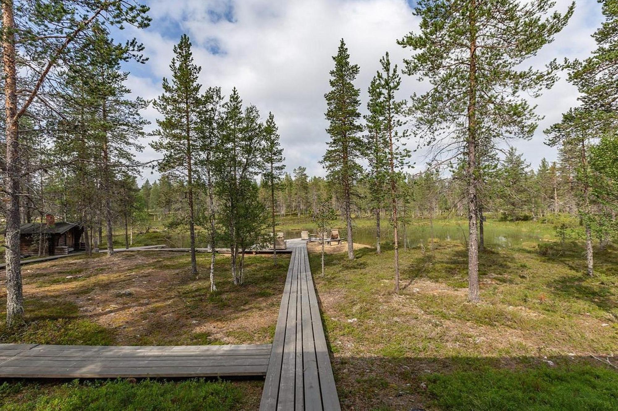 Kuukkeli Log Houses Villa Aurora "Pupula" ซาริเซลกา ภายนอก รูปภาพ